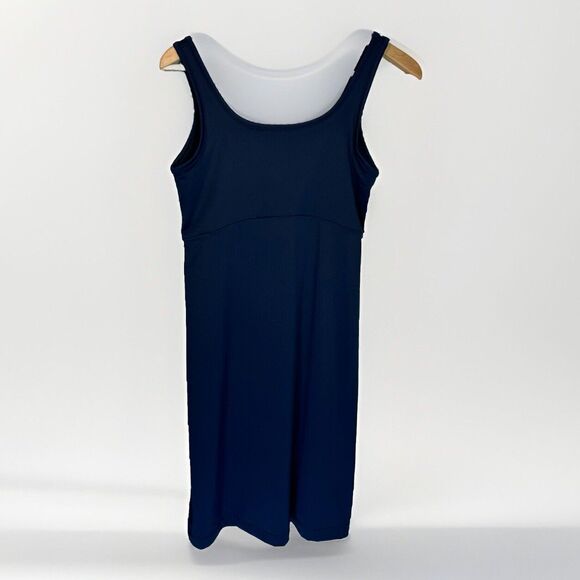 Columbia Dress Women M Blue PFG Jersey Stretch Active Sundress Beach Vacation - Picture 1 of 8